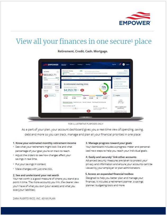 Click here tp view Empower retirement website flyer
