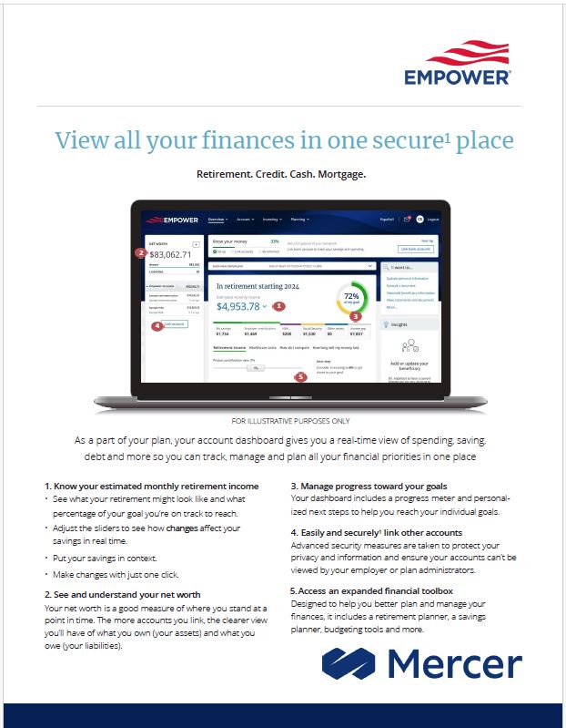Click here to open Personalized Experience Web Participant flyher PDF